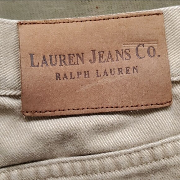 Lauren Jeans Co. Ralph Lauren Jeans Ladies Wheat Colored Jeans in Size 6P - Picture 3 of 11